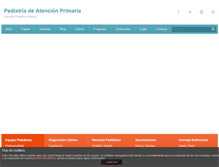 Tablet Screenshot of consultorio-pediatrico.com